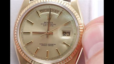 rolex day date set day|rolex day date adjustment.